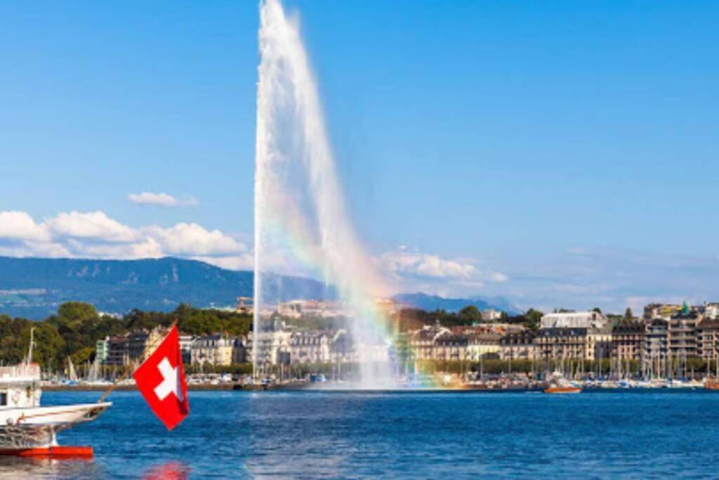 Superbe Studio Genève tout équipé douane de Moillesulaz Apartamento Gaillard Exterior foto